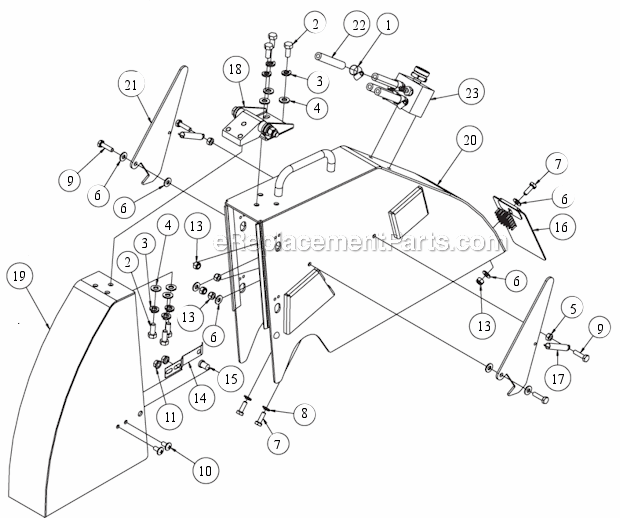 Page Z Diagram and Parts List for MK-4024KB  MK Diamond Concrete Saw